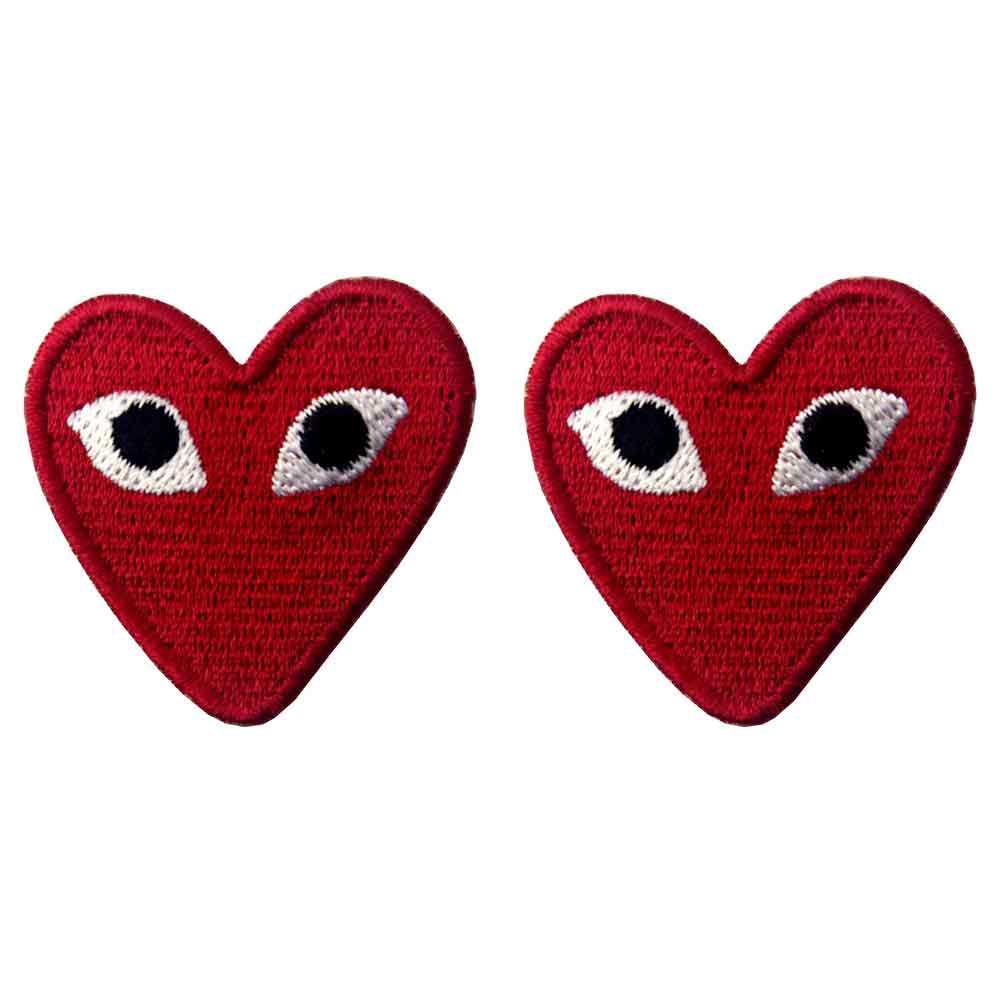 Logo Comme De Garcons COMME Des GARCONS PLAY Multi Logo T-Shirt