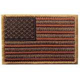 USA Flag Velcro Patch - Subdued Red
