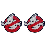 2 pcs Ghostbuster Iron Sew On Embroidered Clothing Patch