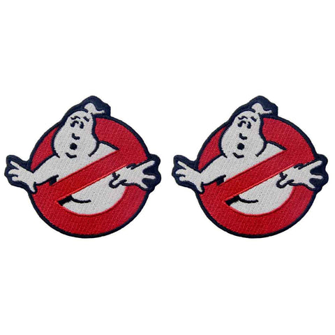 2 pcs Ghostbuster Iron Sew On Embroidered Clothing Patch