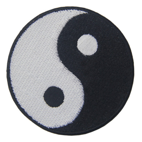 Yin Yang Embroidery Iron Sew On Patch