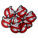 2 pcs Ghostbuster Iron Sew On Embroidered Clothing Patch