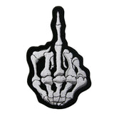 Middle Finger Iron On Sew On Patch