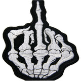 Middle Finger Iron On Sew On Patch