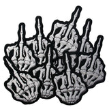 Middle Finger Iron On Sew On Patch