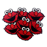 Elmo Monster Embroidered Iron on Sew on Patch