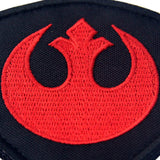 Rebel Alliance Emblem Star Wars Velcro Sew on Patch Hook Loop