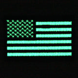 Glow In Dark American Flag Iron On Sew On Patch