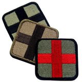 Medic Cross Velcro Patch- Bundle 3 pcs