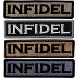 Infidel Velcro Patch- Bundle 4 pcs