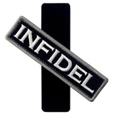 Infidel Velcro Patch - Black & White