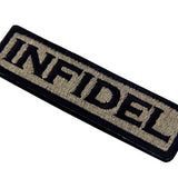 Infidel Velcro Patch - Khaki & Black