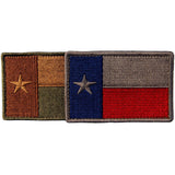 Multi-colored Texas Velcro Patch - Bundle 2 pcs