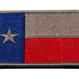 Texas Velcro Patch - Blue & Red