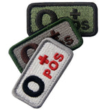 Type O Positive Blood Velcro Patch - 3 Pcs