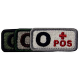 Type O Positive Blood Velcro Patch - 3 Pcs