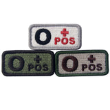 Type O Positive Blood Velcro Patch - 3 Pcs
