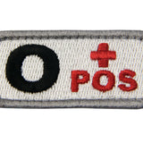 Type O Positive Blood Velcro Patch - Red & Black