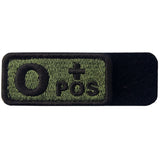 Type O Positive Blood Velcro Patch - Olive & Black