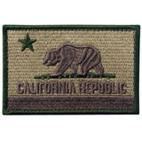 Tactical California Flag Velcro Patch