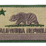 Tactical California Flag Velcro Patch