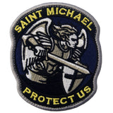 Saint Michael Protect Us Velcro Patch