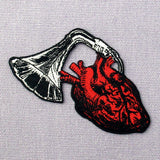 Heart Heard Embroidered Iron On Patch