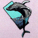 Dolphin Sea Embroidered Iron On Patch