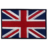 British England UK Flag Embroidered Iron On Sew Patch