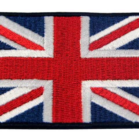 British Union Jack England Flag UK Great Britain Iron On Sew On Patch ...