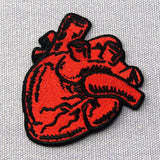X-Ray Heart Embroidered Iron Sew On Patch